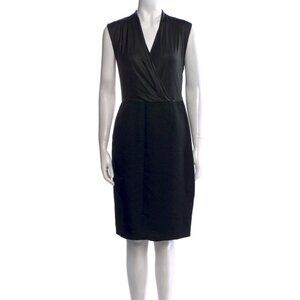 Maison Martin Margiela Sleeveless Midi Dress Black Size 46